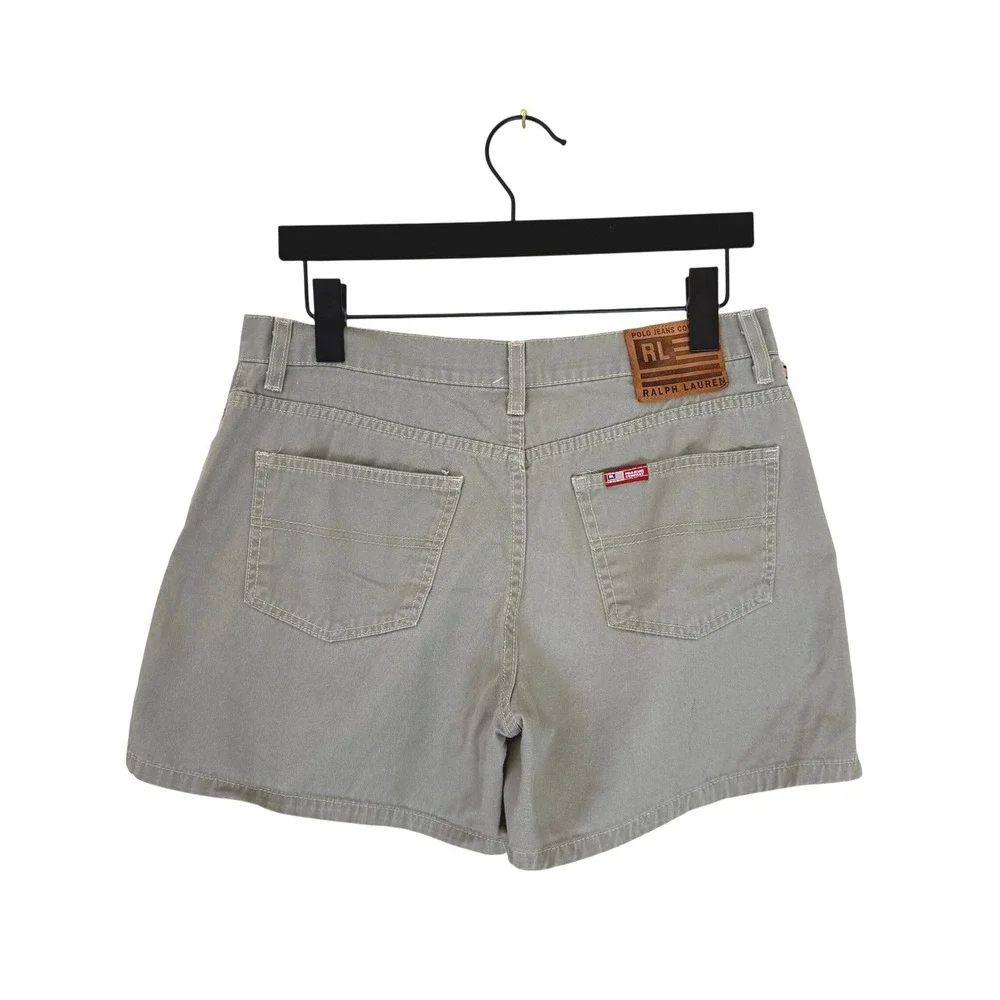 Polo Jeans Co Ralph Lauren Sage Green Denim Shorts Size 10